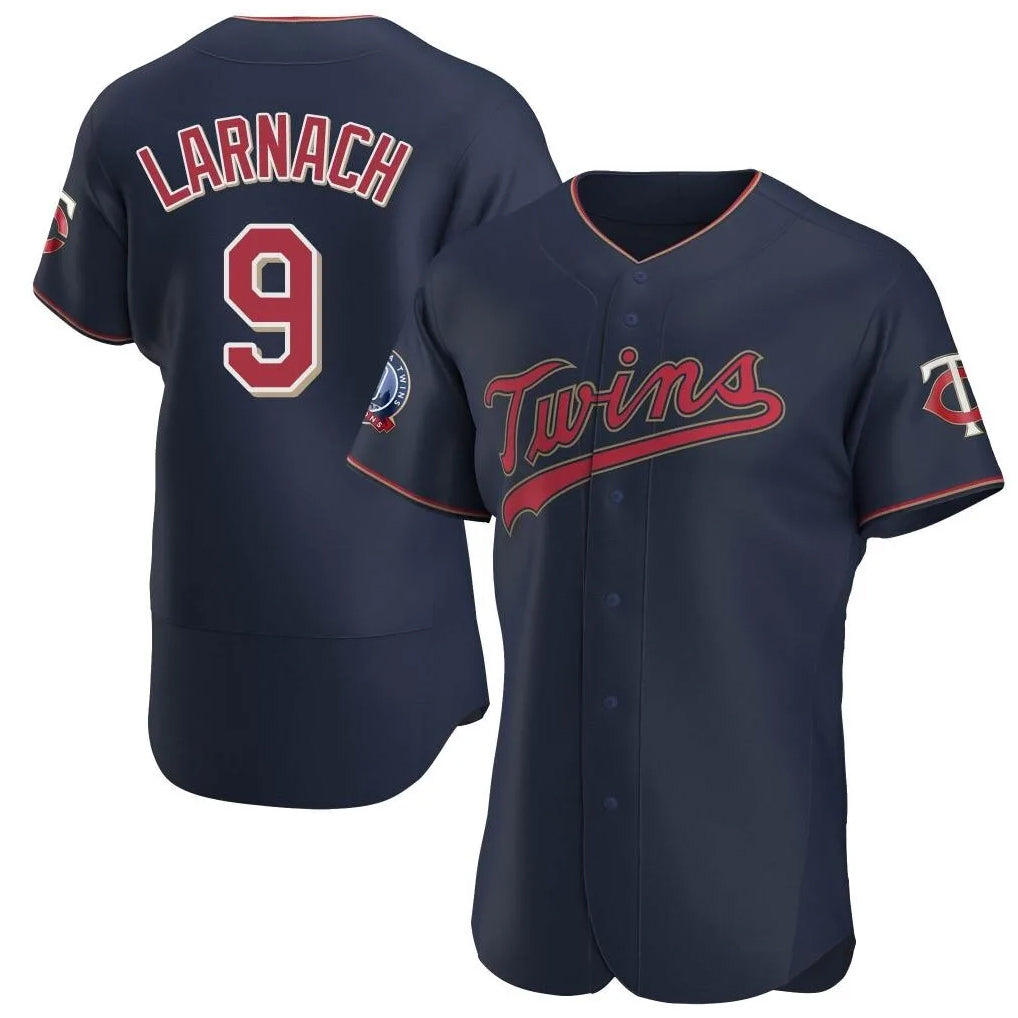 BIPIHUC M.Twins #9 Trevor Larnach Player Navy 60th Home Limited Elite Stitched Jerseys