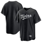BIPIHUC Minnesota Twins Blank Player Black Home Game Stitched Jerseys