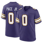 BIPIHUC MN.Vikings #0 Ivan Pace Jr. Player Purple Classic Home Game Stitched Jerseys