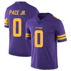 BIPIHUC MN.Vikings #0 Ivan Pace Jr. Player Purple Limited Color Rush Home Game Stitched Jerseys