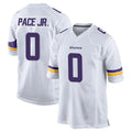 BIPIHUC MN.Vikings #0 Ivan Pace Jr. Player White Home Game Stitched Jerseys
