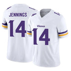 BIPIHUC MN.Vikings #14 Jauan Jennings Player White Limited Vapor F.U.S.E. Home Game Stitched Jerseys