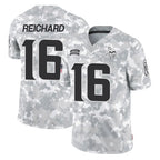BIPIHUC MN.Vikings #16 Will Reichard Player Arctic Camo Salute To Service Limited Game Stitched Jerseys