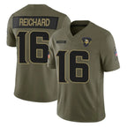 BIPIHUC MN.Vikings #16 Will Reichard Player Olive 2025 Salute To Service Limited Game Stitched Jerseys