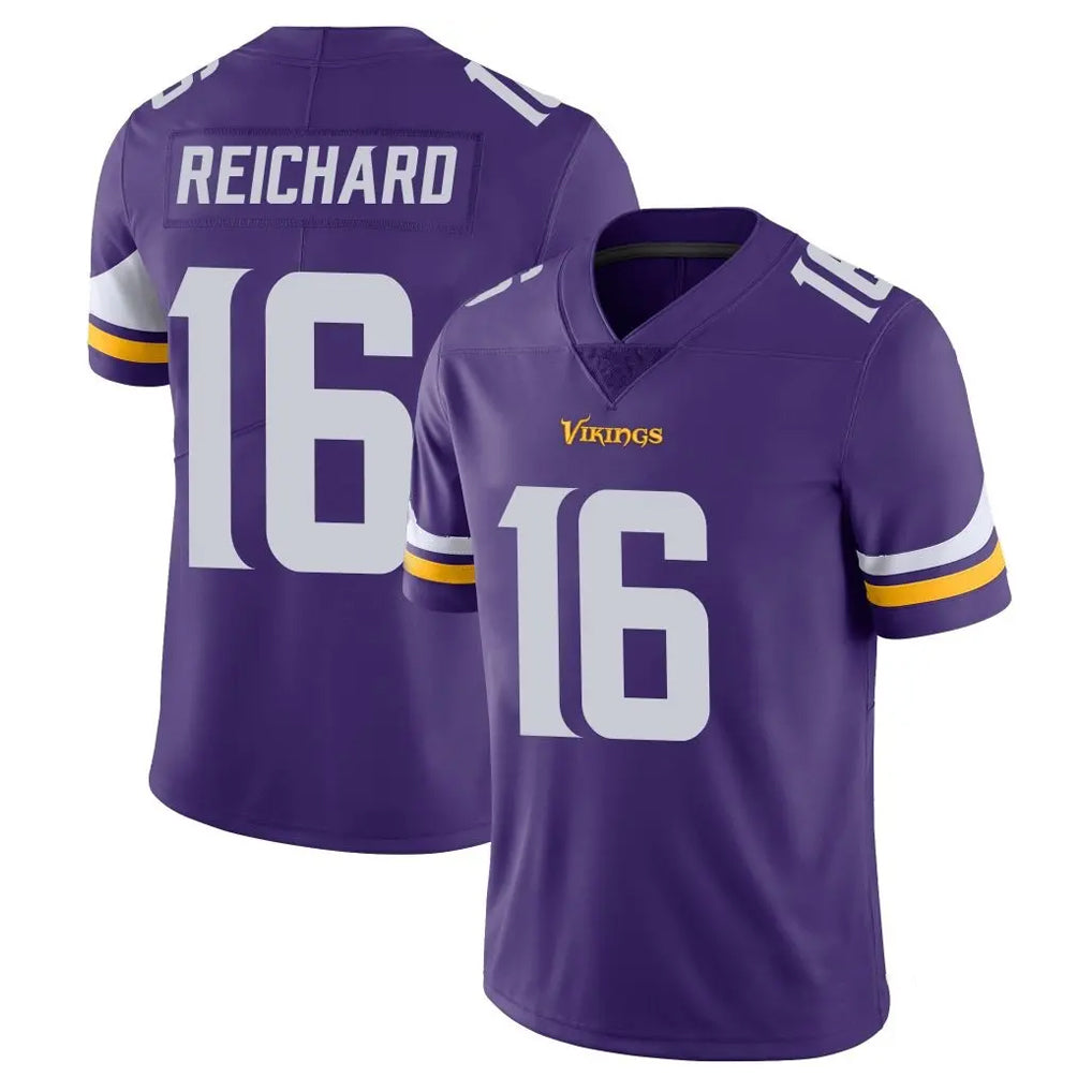 BIPIHUC MN.Vikings #16 Will Reichard Player Purple Limited Vapor Untouchable Home Game Stitched Jerseys