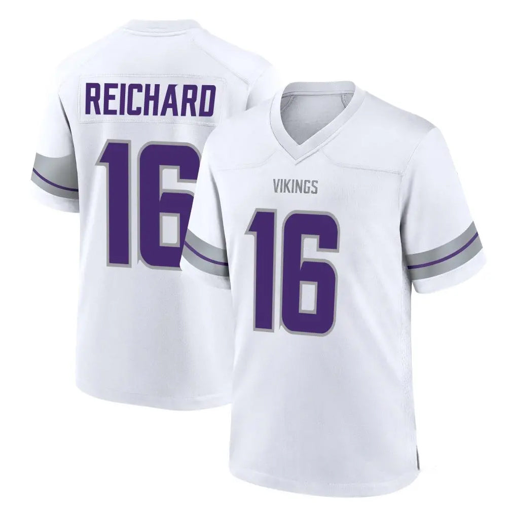 BIPIHUC MN.Vikings #16 Will Reichard Player White Alternate Home Game Stitched Jerseys