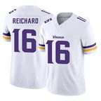 BIPIHUC MN.Vikings #16 Will Reichard Player White Limited Vapor F.U.S.E. Home Game Stitched Jerseys
