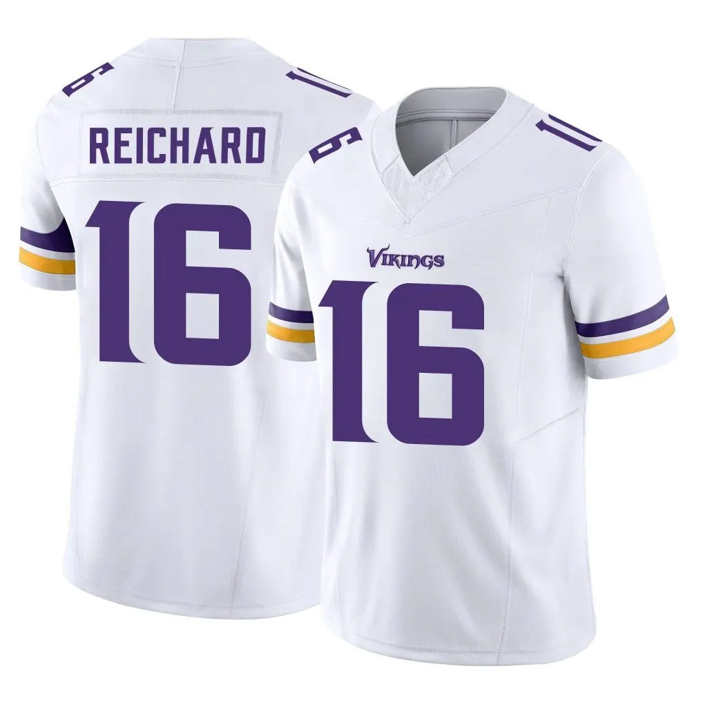 BIPIHUC MN.Vikings #16 Will Reichard Player White Limited Vapor F.U.S.E. Home Game Stitched Jerseys