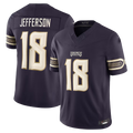 BIPIHUC MN.Vikings #18 Justin Jefferson Purple 2026 Rivalries Collection Limited Stitched Jerseys