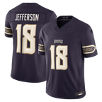 BIPIHUC MN.Vikings #18 Justin Jefferson Purple 2026 Rivalries Collection Limited Stitched Jerseys