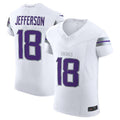 BIPIHUC MN.Vikings #18 Justin Jefferson White Alternate Vapor F.U.S.E. Elite Player American Stitched Jerseys