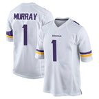 BIPIHUC MN.Vikings #1 Kyler Murray Player White Home Game Stitched Jerseys