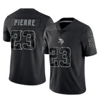 BIPIHUC MN.Vikings #23 James Pierre Player Black Reflective LImited Home Game Stitched Jerseys