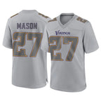 BIPIHUC MN.Vikings #27 Jordan Mason Player Gray Atmosphere Fashion Home Game Stitched Jerseys
