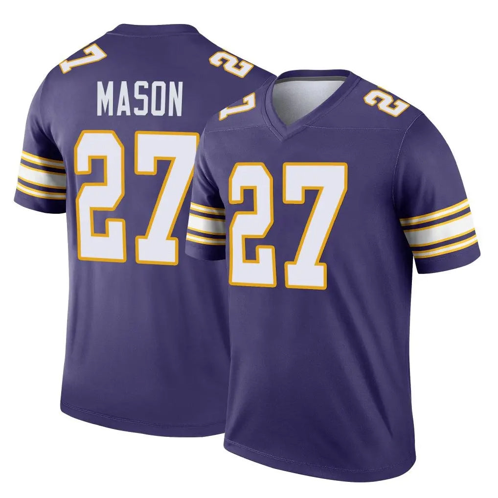 BIPIHUC MN.Vikings #27 Jordan Mason Player Purple Limited Classic Home Game Stitched Jerseys