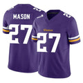 BIPIHUC MN.Vikings #27 Jordan Mason Player Purple Limited Vapor F.U.S.E. Home Game Stitched Jerseys