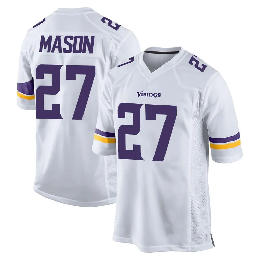 BIPIHUC MN.Vikings #27 Jordan Mason Player White Home Game Stitched Jerseys