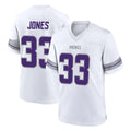 BIPIHUC MN.Vikings #33 Aaron Jones Sr. Player White Alternate Home Game Stitched Jerseys
