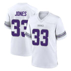 BIPIHUC MN.Vikings #33 Aaron Jones Sr. Player White Alternate Home Game Stitched Jerseys