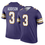 BIPIHUC MN.Vikings #3 Jordan Addison Player Purple Limited Classic Home Game Stitched Jerseys