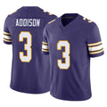 BIPIHUC MN.Vikings #3 Jordan Addison Player Purple Limited Classic Vapor F.U.S.E. Home Game Stitched Jerseys