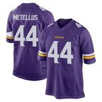 BIPIHUC MN.Vikings #44 Josh Metellus Player Purple Home Game Stitched Jerseys