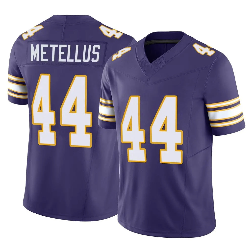 BIPIHUC MN.Vikings #44 Josh Metellus Player Purple Limited Classic Vapor F.U.S.E. Home Game Stitched Jerseys