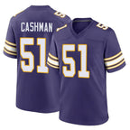 BIPIHUC MN.Vikings #51 Blake Cashman Player Purple Classic Home Game Stitched Jerseys