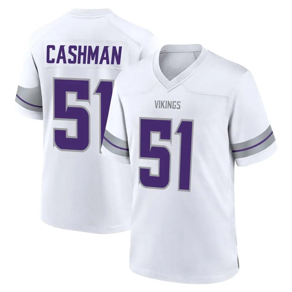 BIPIHUC MN.Vikings #51 Blake Cashman Player White Alternate Home Game Stitched Jerseys