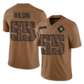 BIPIHUC MN.Vikings #55 Eric Wilson Player Brown Salute To Service Limited Stitched Jerseys