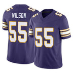 BIPIHUC MN.Vikings #55 Eric Wilson Player Purple Limited Classic Vapor F.U.S.E. Home Game Stitched Jerseys