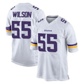 BIPIHUC MN.Vikings #55 Eric Wilson Player White Home Game Stitched Jerseys