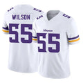 BIPIHUC MN.Vikings #55 Eric Wilson Player White Limited Vapor F.U.S.E. Home Game Stitched Jerseys
