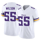 BIPIHUC MN.Vikings #55 Eric Wilson Player White Limited Vapor F.U.S.E. Home Game Stitched Jerseys