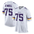BIPIHUC MN.Vikings #75 Brian O'Neill Player White Home Game Stitched Jerseys