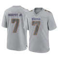 BIPIHUC MN.Vikings #7 Byron Murphy Jr. Player Gray Atmosphere Fashion Home Game Stitched Jerseys