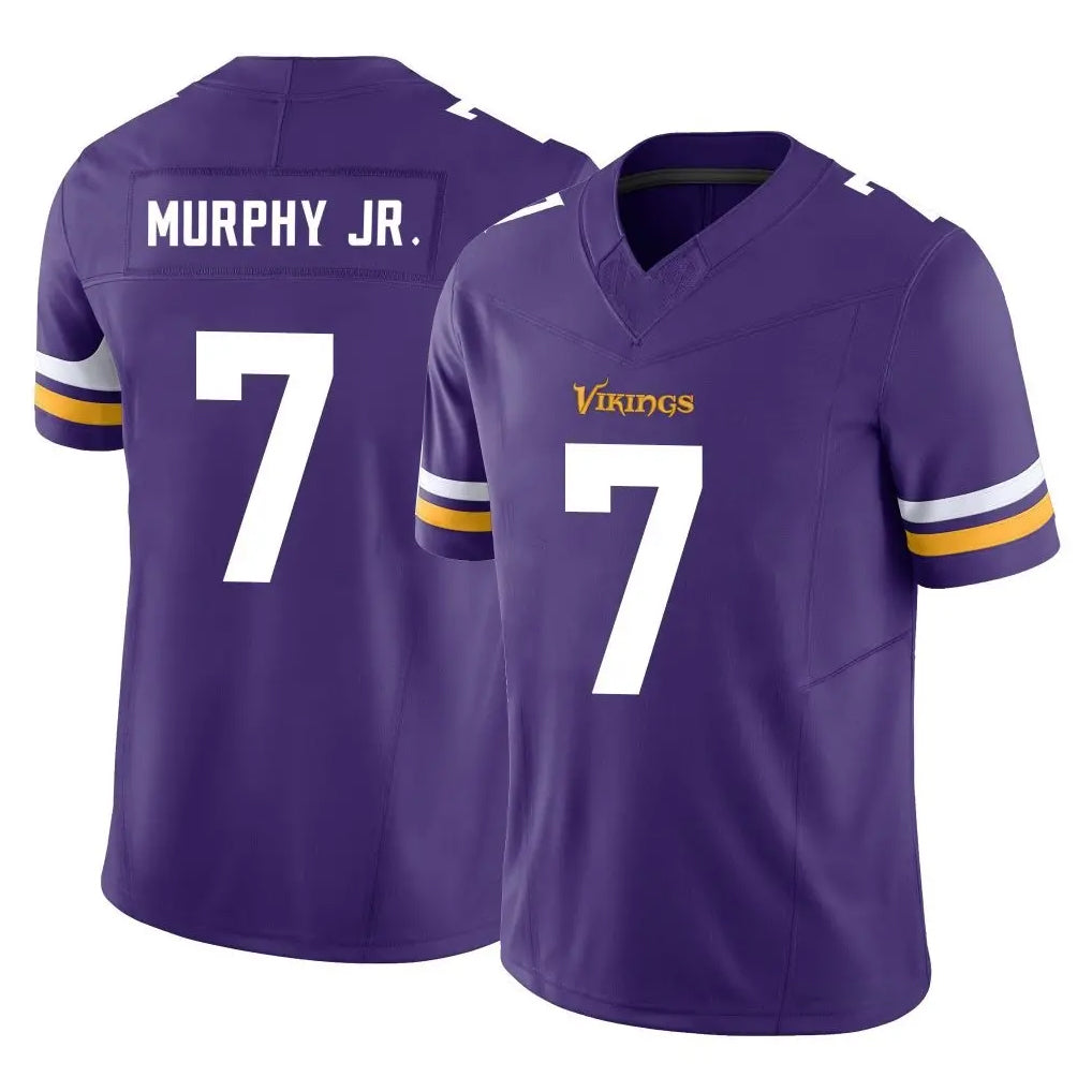 BIPIHUC MN.Vikings #7 Byron Murphy Jr. Player Purple Limited Vapor F.U.S.E. Home Game Stitched Jerseys