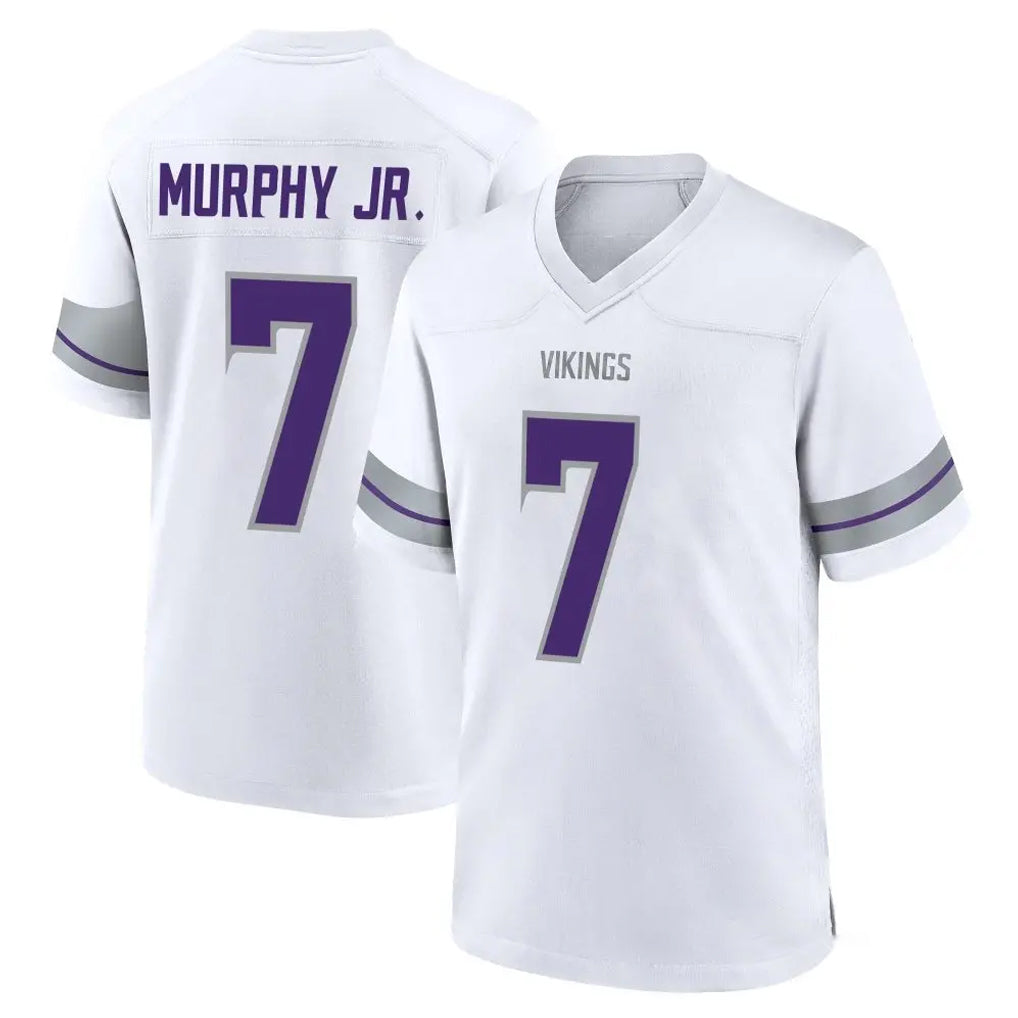 BIPIHUC MN.Vikings #7 Byron Murphy Jr. Player White Alternate Home Game Stitched Jerseys