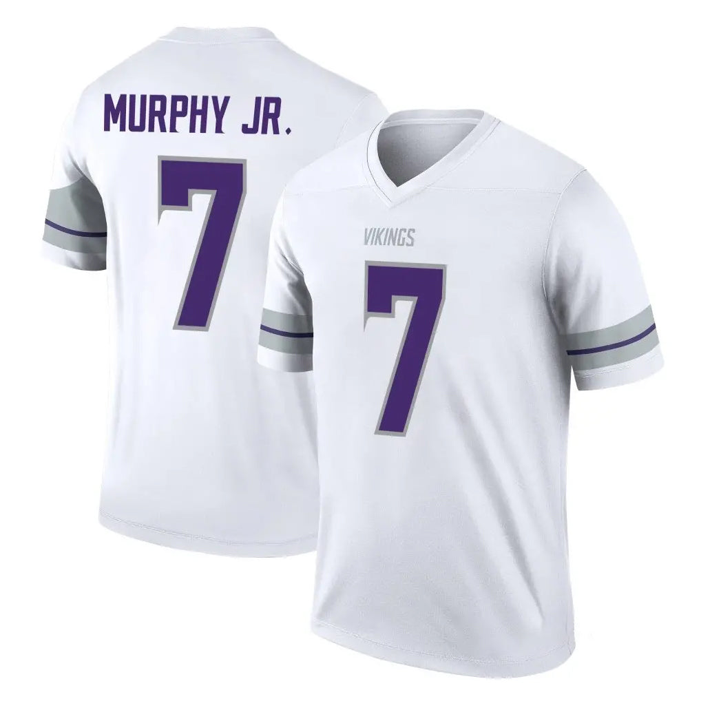 BIPIHUC MN.Vikings #7 Byron Murphy Jr. Player White Alternate Legend Home Game Stitched Jerseys