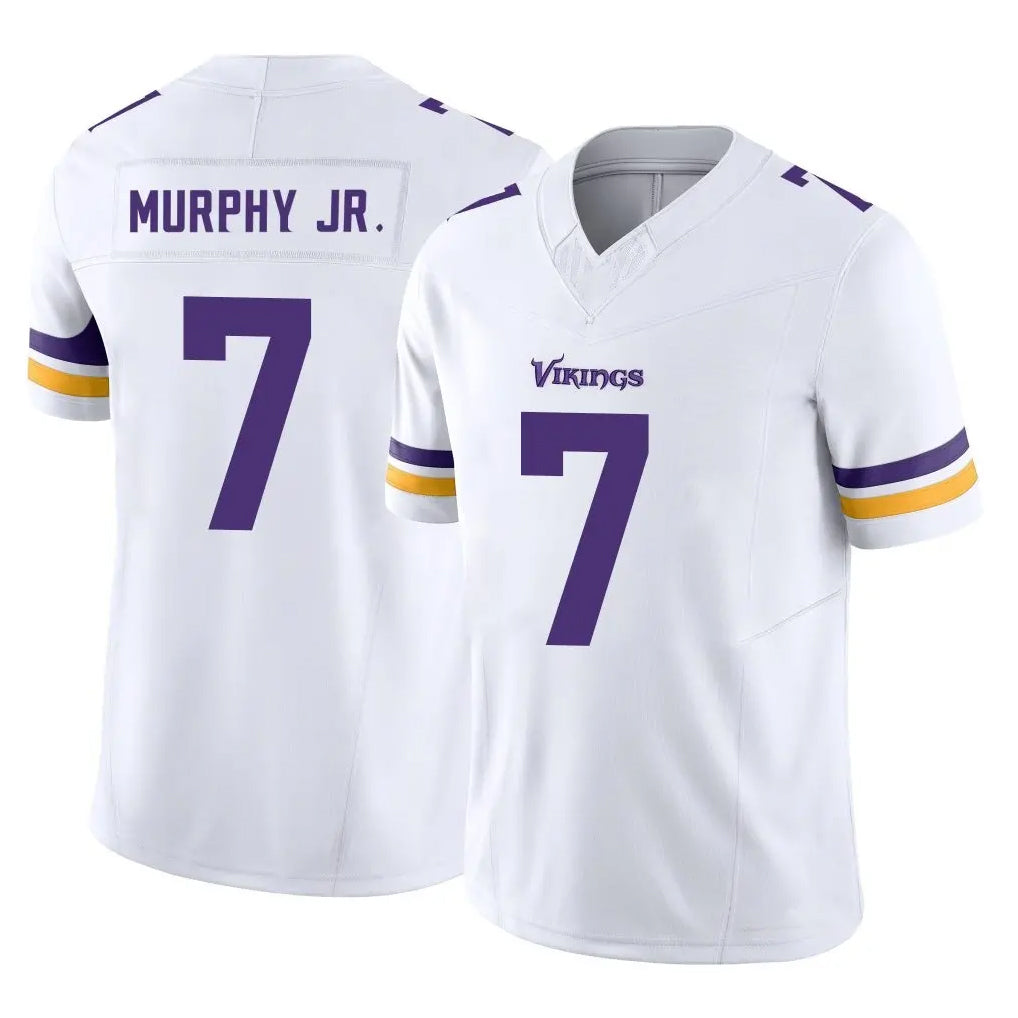 BIPIHUC MN.Vikings #7 Byron Murphy Jr. Player White Limited Vapor F.U.S.E. Home Game Stitched Jerseys
