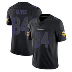 BIPIHUC MN.Vikings #84 Josh Oliver Player Black Impact LImited Home Game Stitched Jerseys