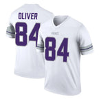 BIPIHUC MN.Vikings #84 Josh Oliver Player White Alternate Legend Home Game Stitched Jerseys