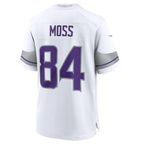 BIPIHUC MN.Vikings #84 Randy Moss White Alternate Retired Player Game Jersey American Stitched Jersey