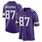 BIPIHUC MN.Vikings #87 T.J. Hockenson Player Purple Home Game Stitched Jerseys