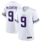 BIPIHUC MN.Vikings #9 J.J. McCarthy White Alternate Game Player American Stitched Jerseys