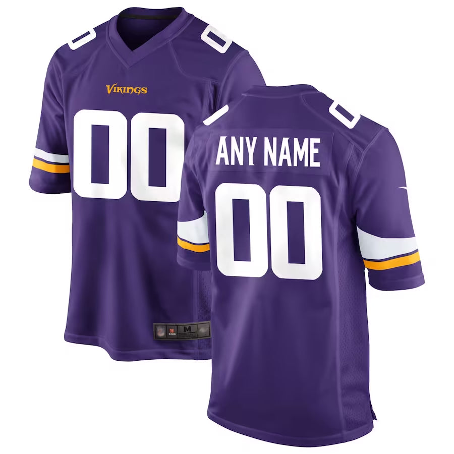 BIPIHUC Custom MN.Vikings Game Home Stitched Jerseys