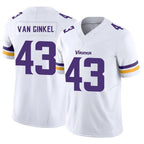 BIPIHUC MN.Vikings #43 Andrew Van Ginkel Player White Vapor F.U.S.E. Limited Stitched Jerseys