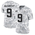 BIPIHUC MN.Vikings #9 J.J. McCarthy Player Arctic Camo Salute to Service Limited Stitched Jerseys
