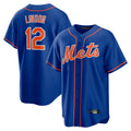 BIPIHUC NY.Mets #12 Francisco Lindor Player Royal Home Game Stitched Jerseys