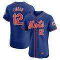 BIPIHUC NY.Mets #12 Francisco Lindor Player Royal Limited Elite Home Stitched Jerseys